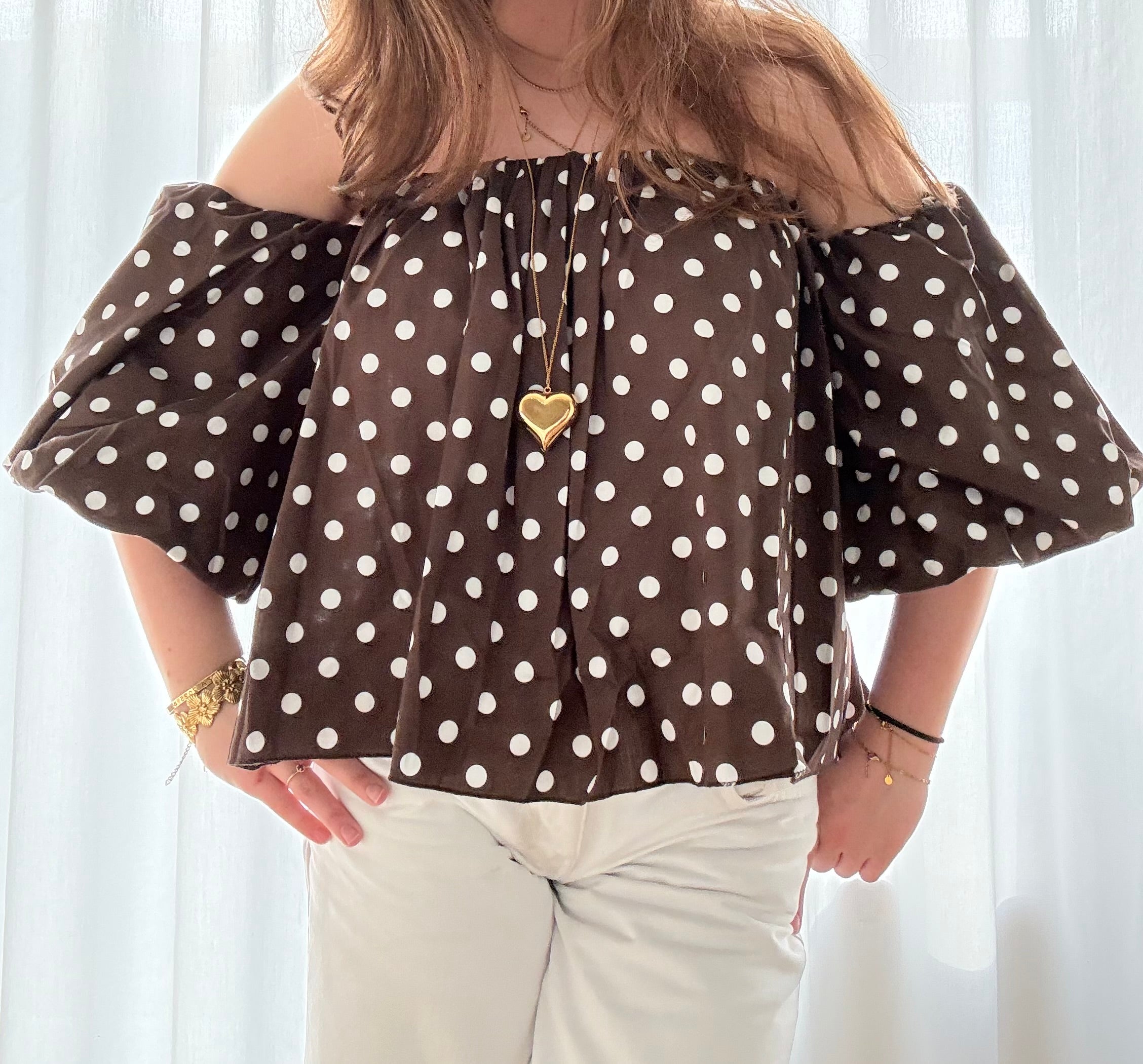 Polka dot ★ top