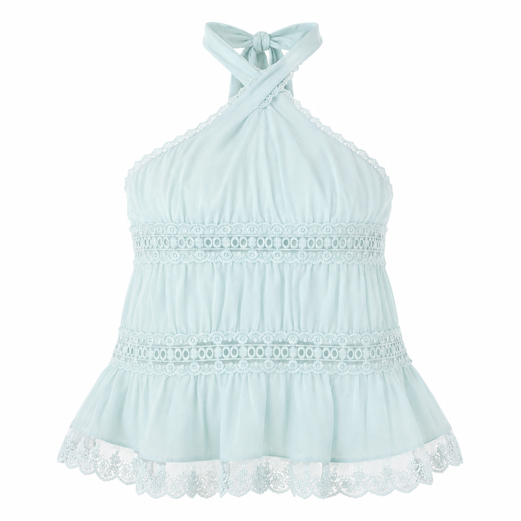 Polly top ★ aqua
